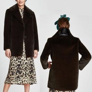 Zara Faux Fur Women Teddy Jacket